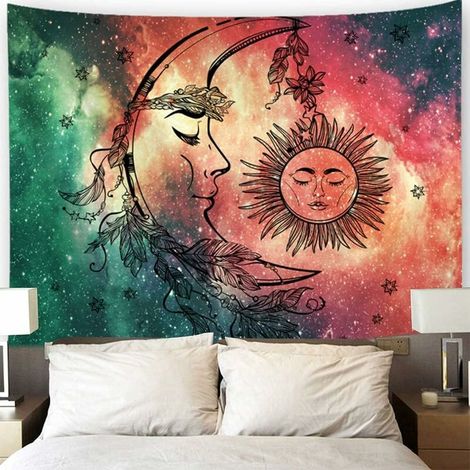 Wall Tapestry Mandala Tapestry Wall Cloth Wall Tapestry Wall Tapestry Wall Tapestry for Home Living Room Bedroom Decoration (Mandala, 150x130cm) (1/4)