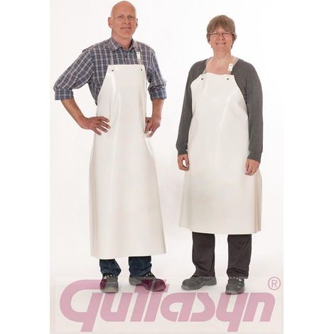 PVC Säureschürze Guttasyn® FR5 L.ca.120xB.ca.90cm weiß GUTTASYN (1/2)
