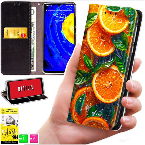 Brieftaschenhülle für Motorola Edge 40 Neo – Blue Moon Cover Print + 9H-Glas (1/5)