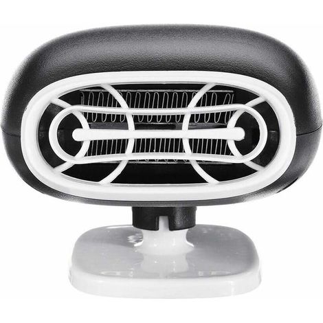 Ventilateur de chauffage portable pour voiture, 12 V 150W, dégivreur de voiture, chauffage rapide, prise allume-cigare, base rotative à 360 °, faible bruit, chauffage de voiture