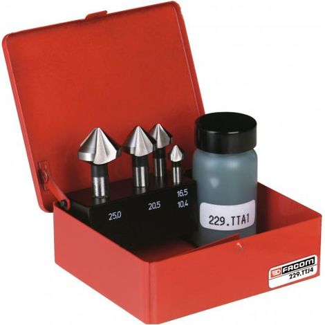 Set di 4 frese in noce a 90° FACOM - 229.TTJ4