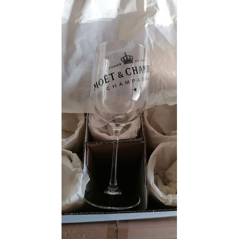 Lot de 6 flûtes Moët & Chandon - Champagne - Acrylique - Neuf
