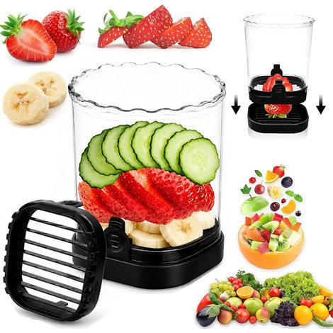 Obstschneider Becher Erdbeerschneider Traubenschneider ustensile de cuisine (1/5)