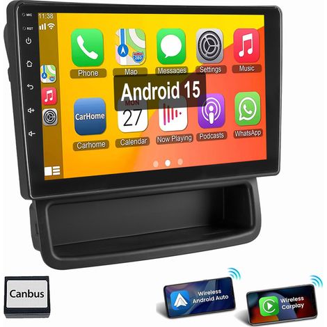 Android 15 Autoradio GPS WIFI Carplay Pour Opel Vivaro A Renault Trafic 2010-2014 2+64G