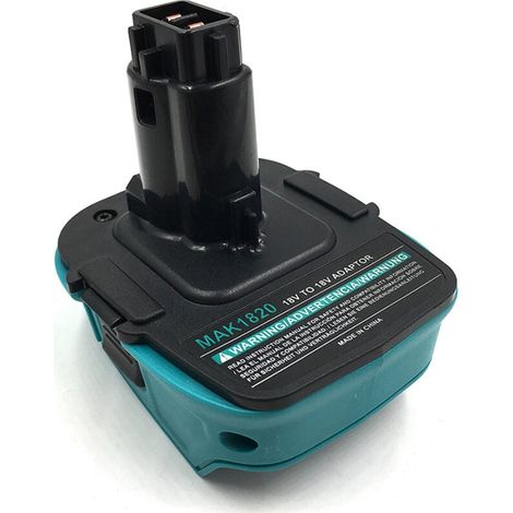 Adaptateur Convertisseur Pour Batterie Li-Ion 18V Outils Compatible BL1830 BL1860 DC9096 (1/4)