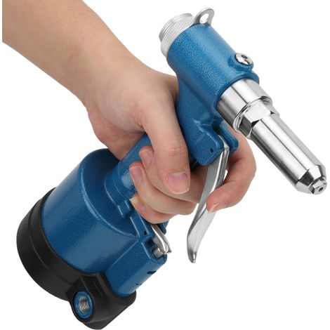 Druckluftnietgerät, pneumatische Blindnietpistole, Nietwerkzeug für Aluminium-/Eisen-/Edelstahlnägel (1/5)