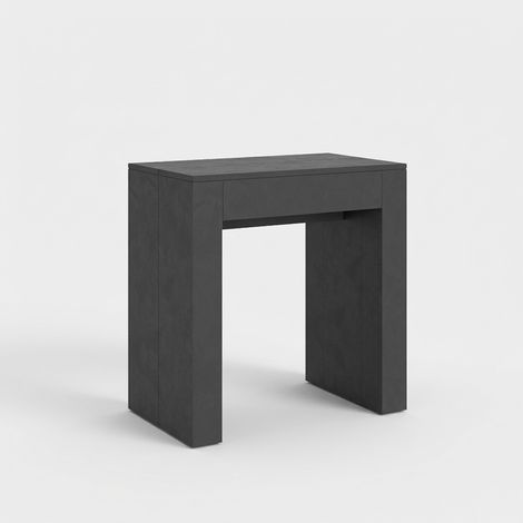 Ausziehbarer Konsolentisch Esszimmer 78x47-299cm Anthrazit Allin Report (1/5)