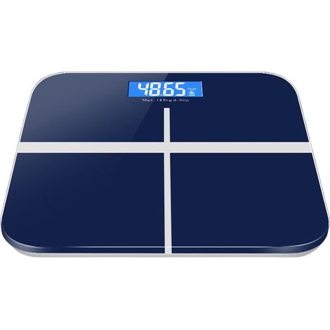 (Version à piles bleues) Balance LED intelligente avec indicateur de température (1/5)