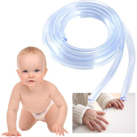 Kantenschutz für Babymöbel, stoßfester Schaumstoff für Babymöbel, Kanten- und Eckenschutz für Babymöbel, weich, ungiftig und geschmacksneutral, für die Sicherheit von Baby und Familie, 6 m