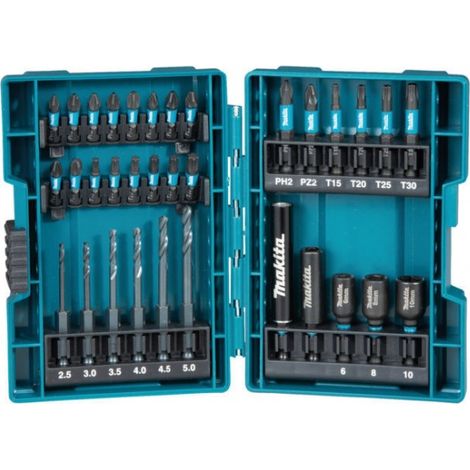 Maki Bohrer -Bit-Set Acciaio super rapido Metallo 33tlg B-66896 (1/8)