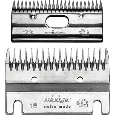 Jeu peignes Heiniger bovin tonte rapide 18/23 dents