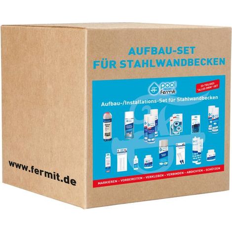 Pool Fermit Aufbau- und Installationsset für Stahlwandbecken
