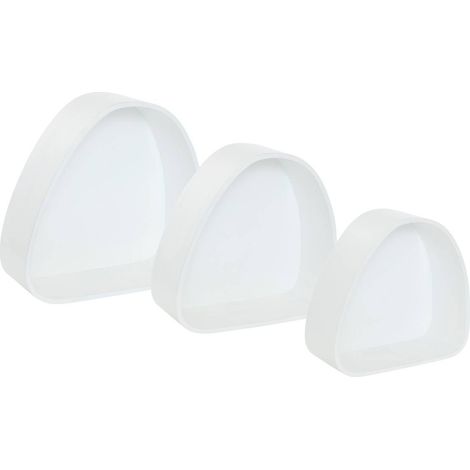 Set di 3 mensole sien bianche - Atmosphera créateur d'intérieur