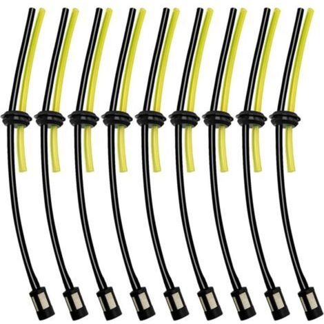 9-teiliges Universal-Kraftstofffilter-Set, Universal-Kraftstoffschläuche, Gummikraftstoffleitungen für Freischneider, Rasentrimmer, Kettensägen und Heckenscheren (1/4)