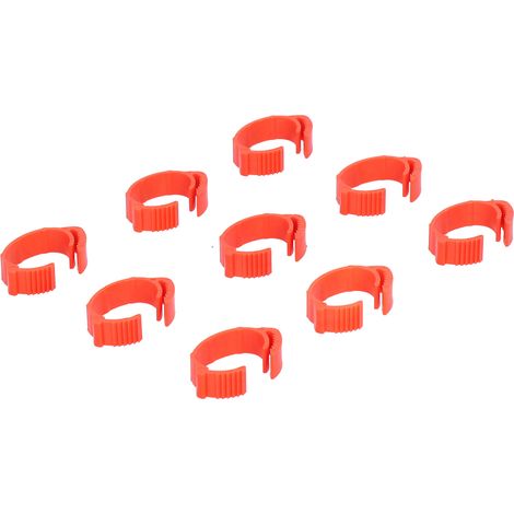 100 anneaux de patte à clip pour volaille (poulets, canards, oies) avec numéro 01100. (1/5)