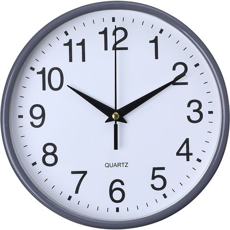 Horloge Murale Moderne silencieuse 2020 cm, gris (1/5)