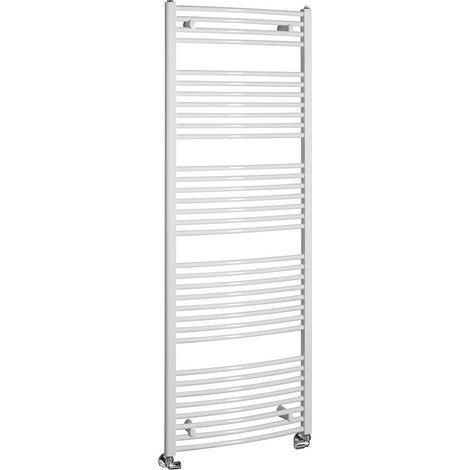 Radiateur de salle de bain ORBIT avec raccordement latéral 600x1680 mm, blanc (1/5)