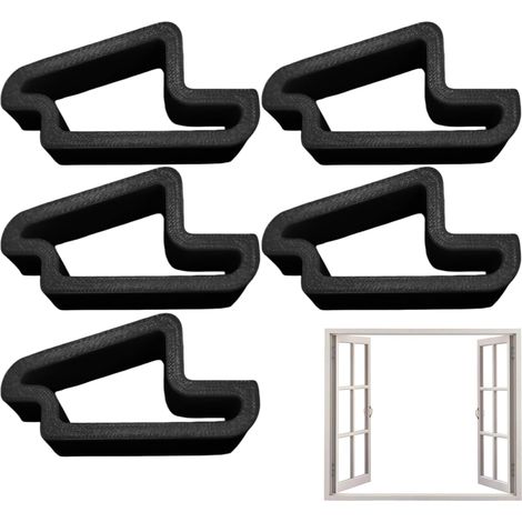 Butées de de fenêtre, 5 pièces, protection de porte anti pincement, limiteur de fenêtre réglable pour la protection des, verrouillage de pour la maison, le lieu de travail, l (1/5)