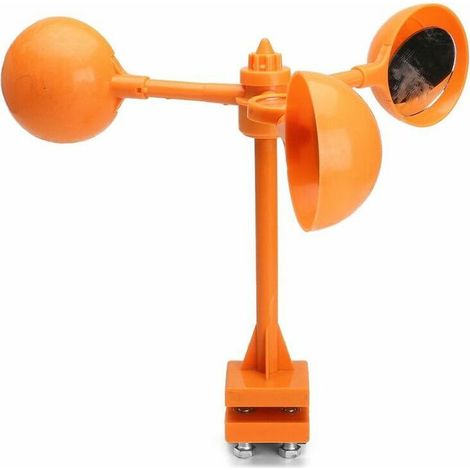 Moulin à vent oiseau effaroucheur angle d'angle outils de vent en plastique orange pour extérieur. (1/5)