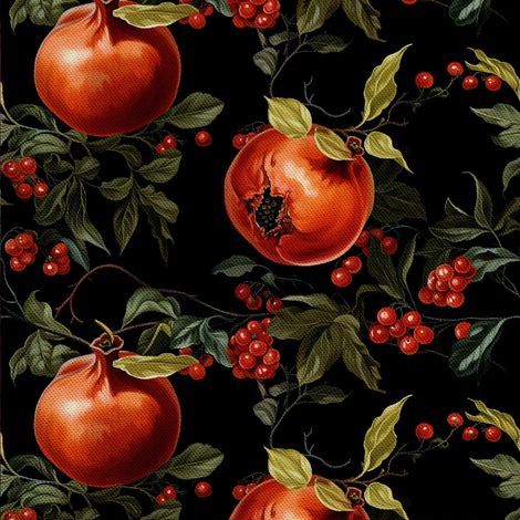 Tela decorativa para exteriores Oxford - Motivo frutal  DX6324 (1/5)
