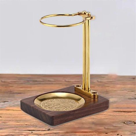 Tragbarer Kaffeefilterhalter aus Holz