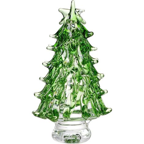 Arbre De Noël En Verre - Figurine Décorative Miniature - Pour Arbre À Jouets, Centre De Table Ou Maison De Poupée - 1 Pièce (1/5)