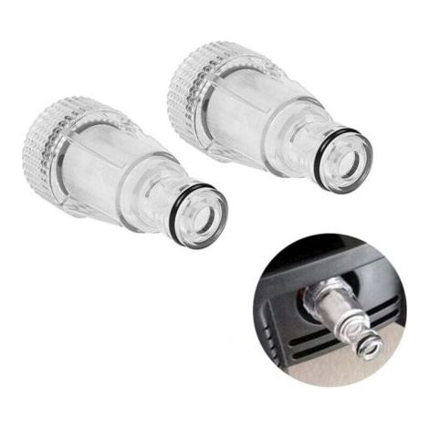 Wasserfilter für Hochdruckreiniger, Wasserzulauffilter für Hochdruckreiniger, Gartenanschlüsse, kompatibel mit Gartenanschlüssen, 2 Stück