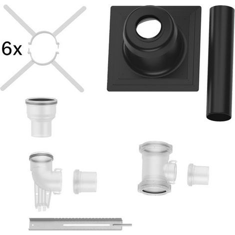 Bosch Accessoire d'évacuation des gaz brûlés FC-Set110-C(14)3x Kit de base C(14)3, d:110mm, 7738113341