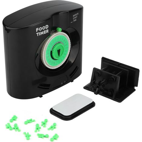 WT-180A batterie en plastique synchronisation intelligente mangeoire automatique minuterie pour réservoir de poisson distributeur d'alimentation alimentaire (1/5)