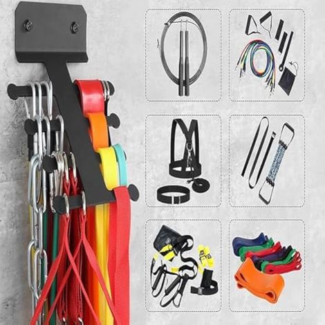 Organisateur mural pour bracelets de fitness afin de ranger votre équipement. (1/5)