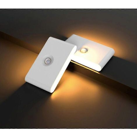 Lote 2 Veilleuse iluminación LED, lámparas y carteles LED, lámparas de inducción recargables USB, lámparas de inducción LED magnique pour chambre