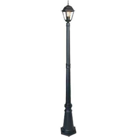 LAMPADAIRE AVEC LANTERNE À QUATRE FACES Couleur Noir cm 190