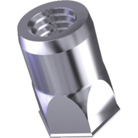 Douilles taraudées Rivklé auto-affleurantes fût semi hexagonal inox A2 diamètre 6 boîte de 100 pièces - RIVKLE (1/3)