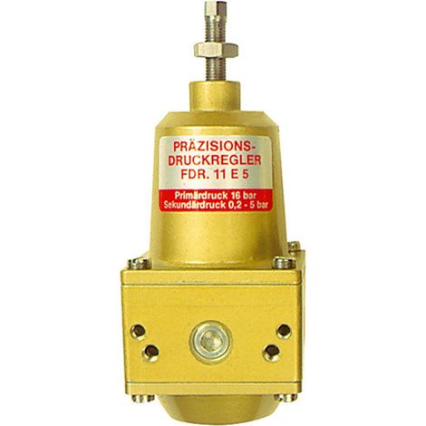 Riegler Präzisionsdruckregler o. Mano, buntmetallfrei, G 1/4, 0,1 - 3 bar (1/4)