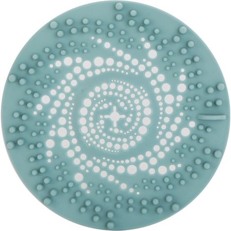Filtre Anti-cheveux - 14 cm x 1 cm - En TPR Souple et Réutilisable - Pour Évier Cuisine et Drain Douche - 1 Pièce (1/5)