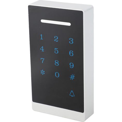 Clavier contrôle accès étanche rétroéclairé RFID 1000 utilisateurs ID 12-15V noir 7.6x13.9cm pour maison appartement sécurisé (1/5)
