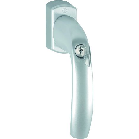 HOPPE Secustik Variofit Fenstergriff NY 0810S/US10 100Nm Alu.F1/naturf. VK7 abschl.HOP - 10764194