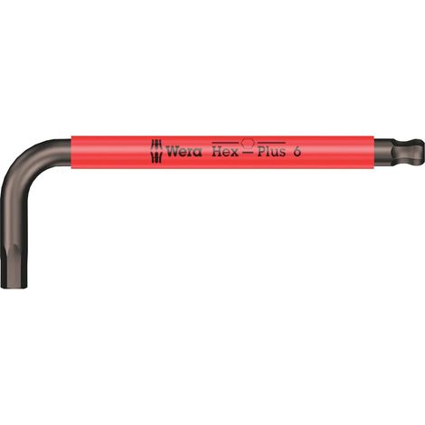 Wera 05022675001 950 SPKS Chiave a L Multicolour, corta, 6 mm (1/4)