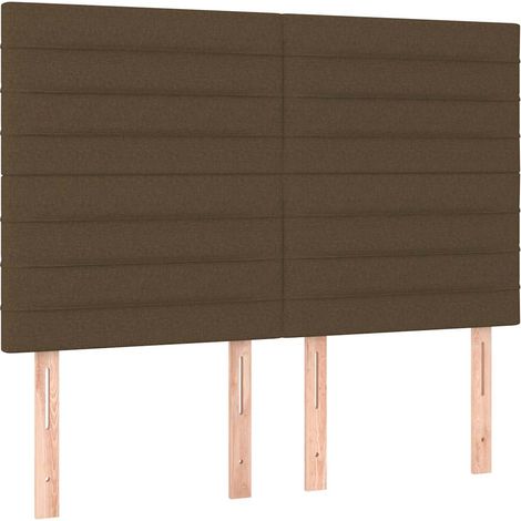 Maison Exclusive - Cabecero de cama marrón oscuro 144x5x118/128 c (1/5)