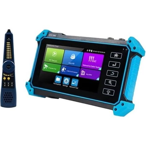 Testeur de caméra CCTV IPC 5.4 Pouces IPC5200, Outil de Test de caméra 8MP AHD CVI TVI, VGA PTZ PoE UTP, testeur de câble réseau CCTV(IPC-5100C Plus) (1/5)