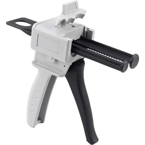 Pistolet à colle époxy AB 50 ml avec poignée mélangée 2 : 1 pistolet à colle (1/4)