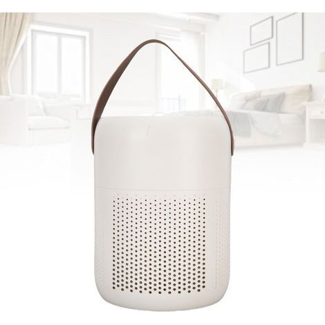 BelleRise - Purificateur d'air AP07 – Filtre HEPA + ions négatifs – Bureau silencieux – Gris (1/5)