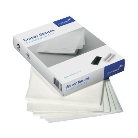 Löschpapier 16,2 x 22 cm (B x L) 100 % Viskose biologisch abbaubar weiß 100 Bl./Pack. (1/4)