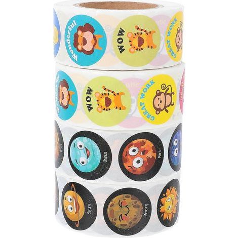 Rollen Motivationsaufkleber für Kinderhausaufgaben – Geschenkidee – 2,5 cm (1/4)