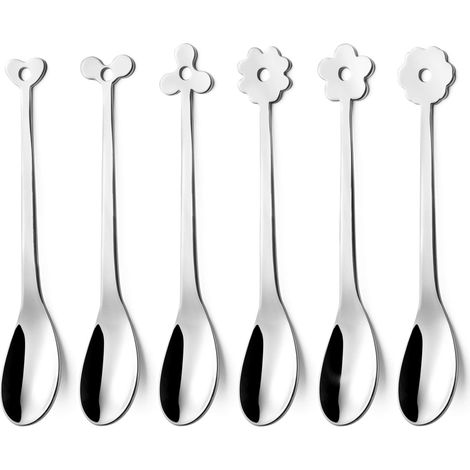 Set di Cucchiaini Espresso 6 Pezzi in Acciaio Eme Cadeau