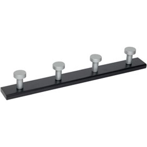PERCHA MADERA 4P CROMO B.WENG
