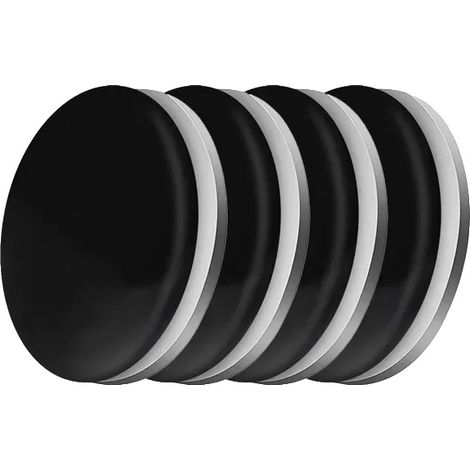 Pesi magnetici per tende, design impermeabile, clip riutilizzabili, neri - 4 paia (1/2)