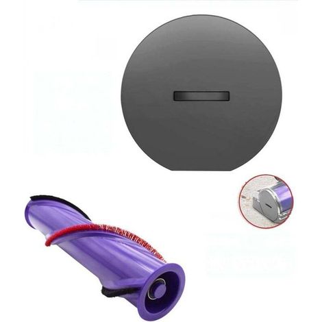 Bürste für Dyson V8 Staubsauger. austauschbarer Direktantrieb-Bürstenkopf. Walzenbürste für Parkett- und Hartböden (Seitenabdeckung. Walzenbürste)