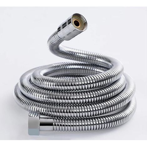 Shower hose, suitable for all G1 shower heads, kink-free stainless steel shower hose, 2 m (1/5)