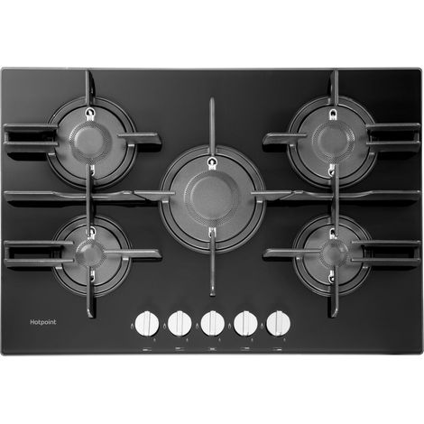 Hotpoint Modèle contemporain plaque de cuisson noir 75 cm (1/5)